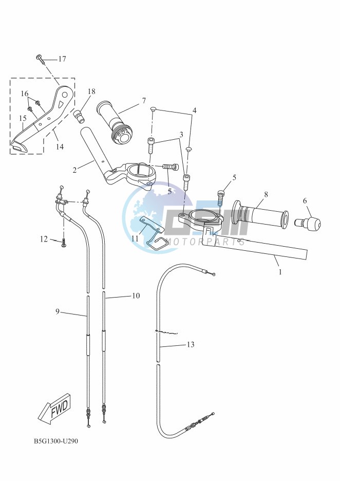 STEERING HANDLE & CABLE