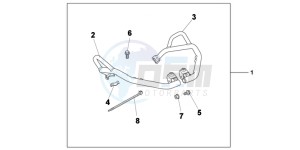 NC700XC drawing COWL ORNAMENT KIT