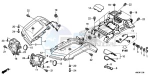 TRX500FM5F TRX500FM Europe Direct - (ED) drawing FRONT FENDER