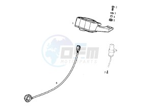 SENDA SM DRD EDITION BLACK - 50 cc drawing DASHBOARD UNIT