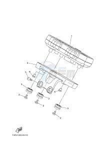 MT07A MT-07 ABS 700 (1XB1 1XB2) drawing METER