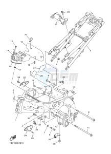 FZ8-S ABS FZ8 FAZER (ABS) 800 (1BD5 1BD7) drawing FRAME