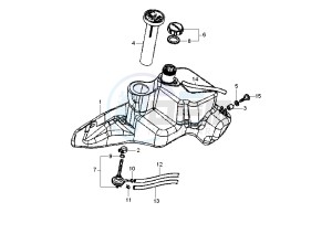 Fly 150 drawing Fuel Tank