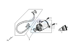 SYMPLY 50 drawing STARTER CLUTCH