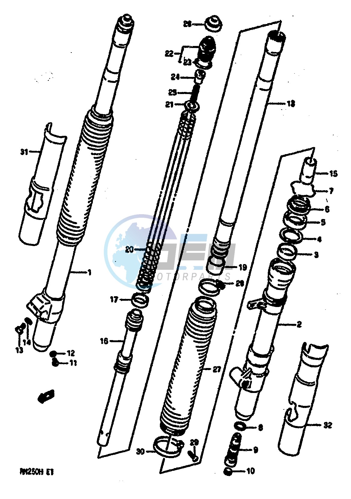 FRONT FORK (MODEL H)