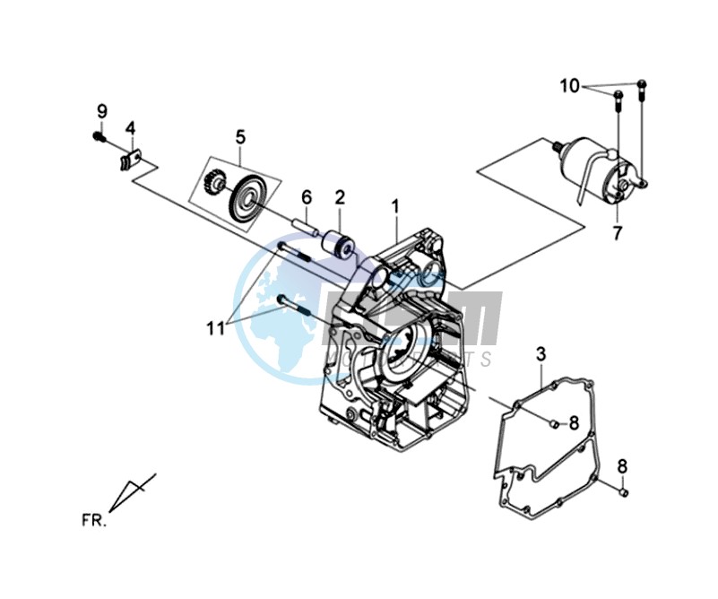 CRANKCASE RIGHT