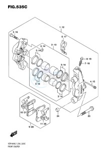 VZR1800BZ BOULEVARD EU drawing FRONT CALIPER