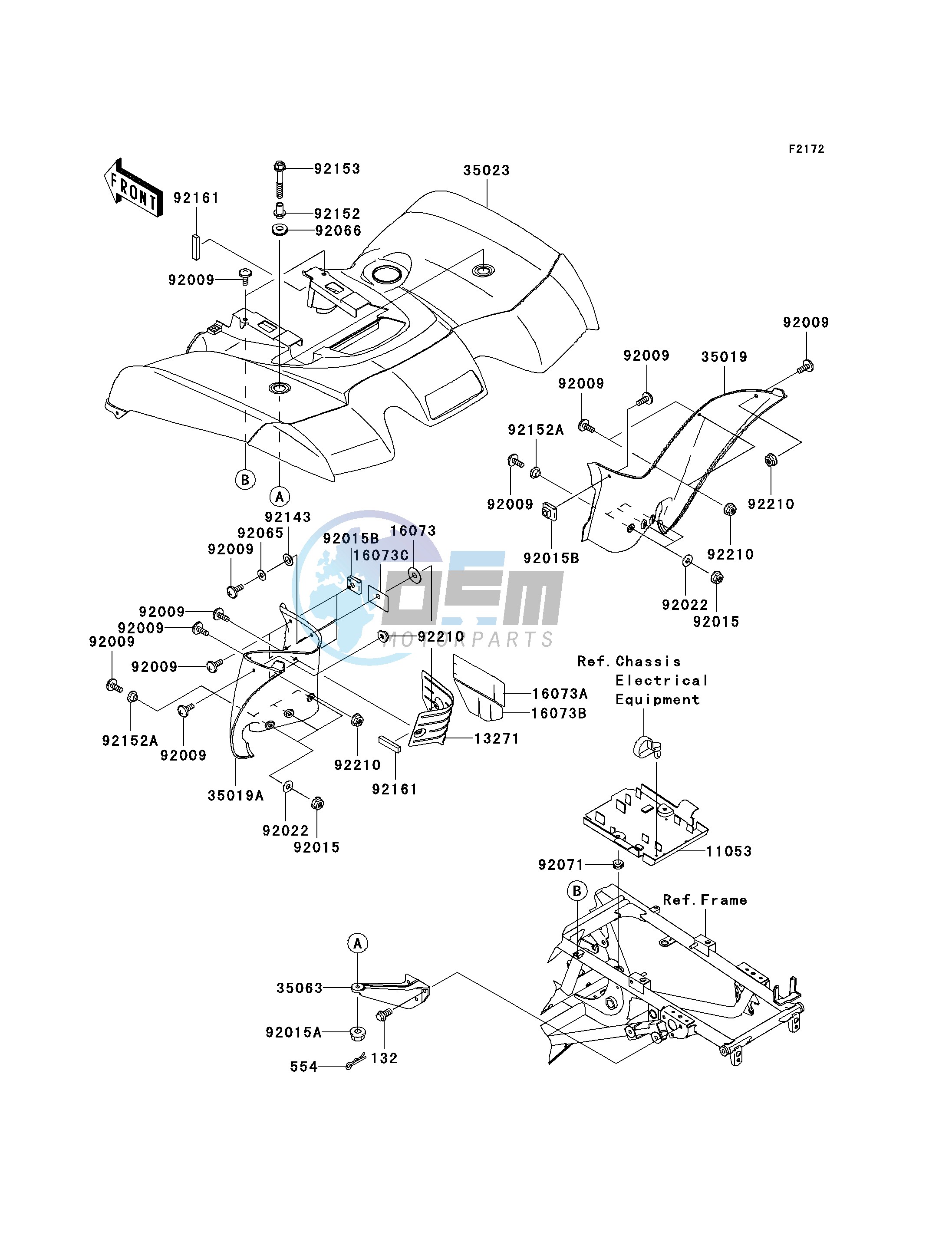 REAR FENDER-- S- -