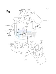 ZX 600 J [NINJA ZX-6R] (J1-J3) [NINJA ZX-6R] drawing FENDERS