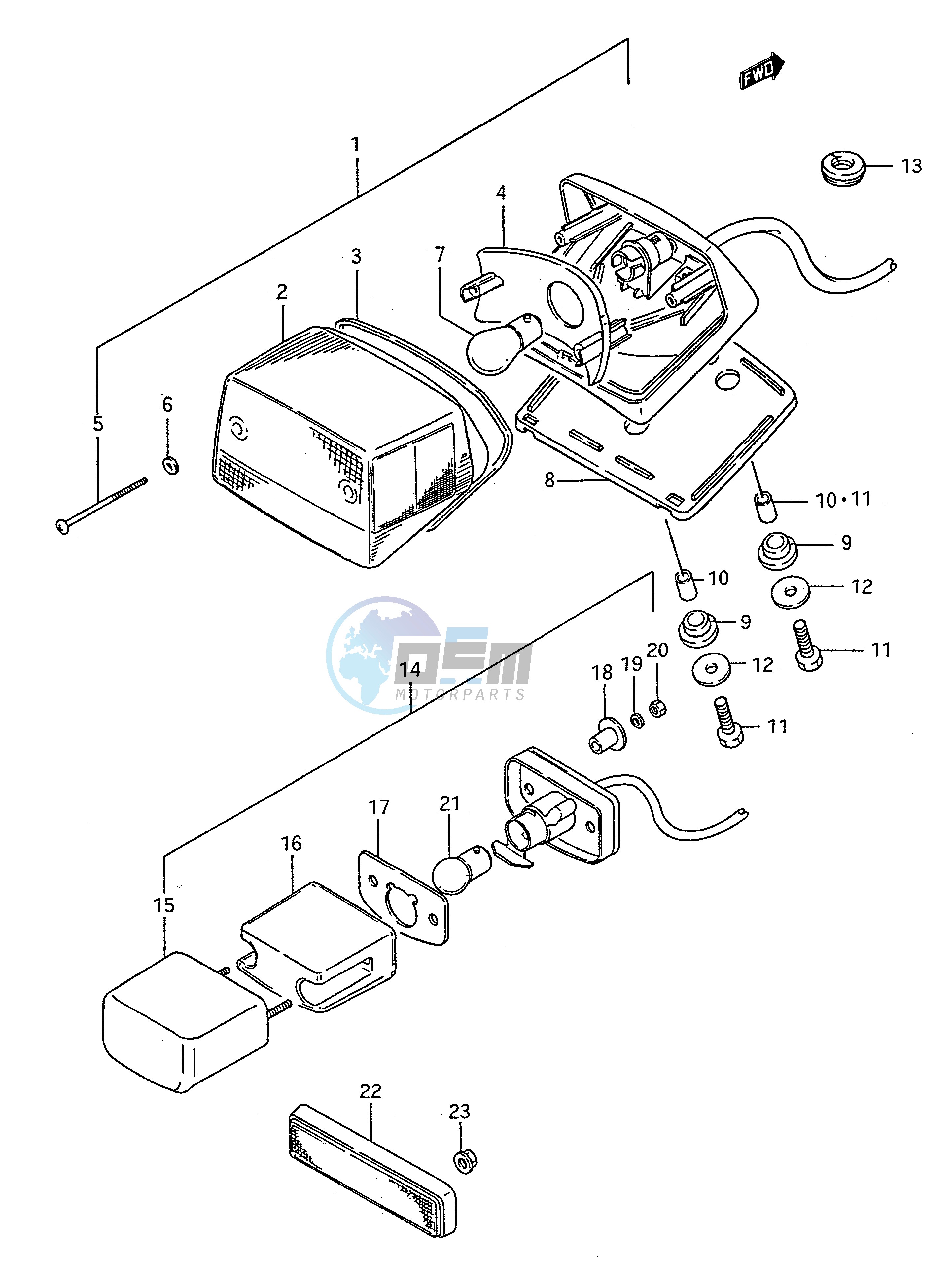 REAR COMBINATION LAMP