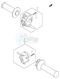 DR-Z250 (E24) drawing HANDLE SWITCH