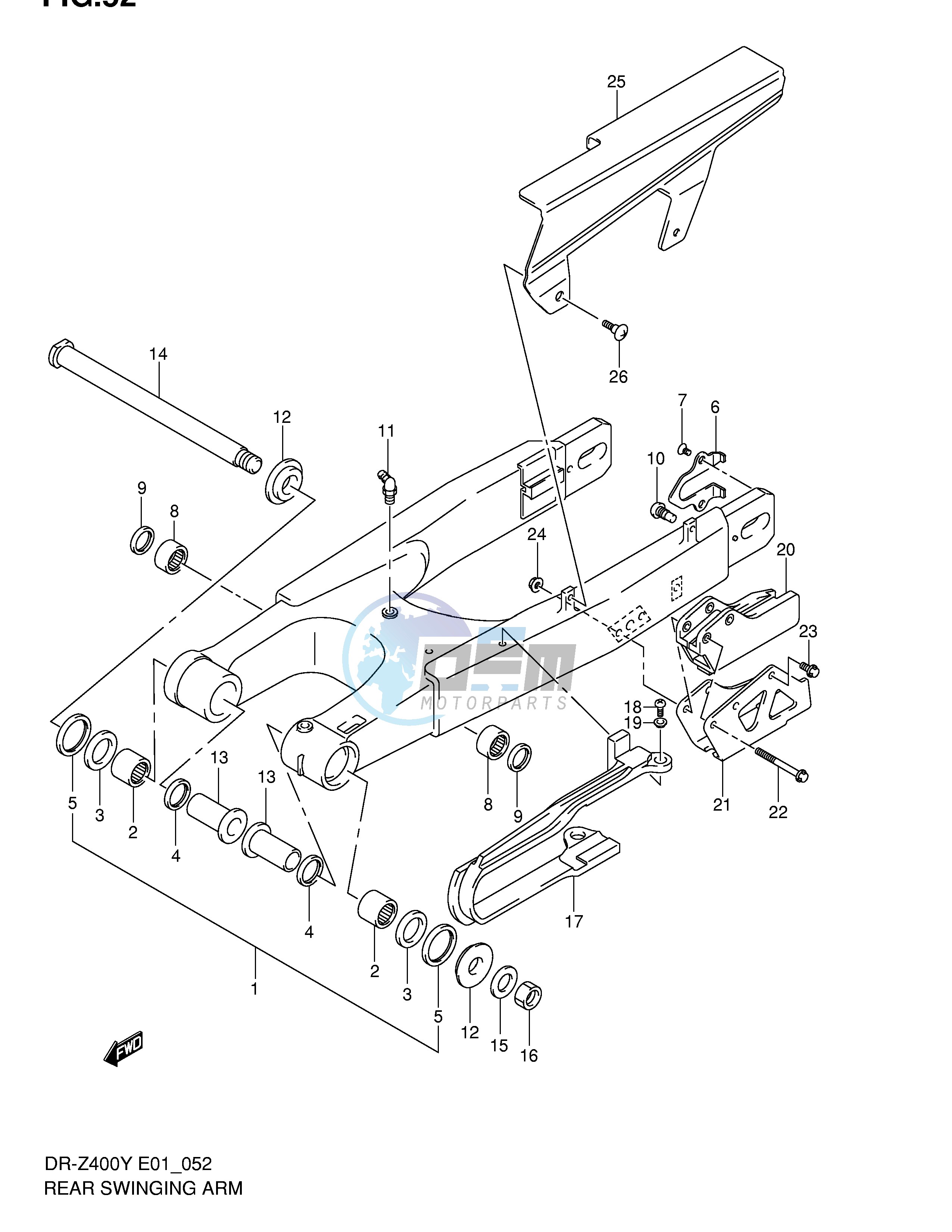 REAR SWINGING ARM