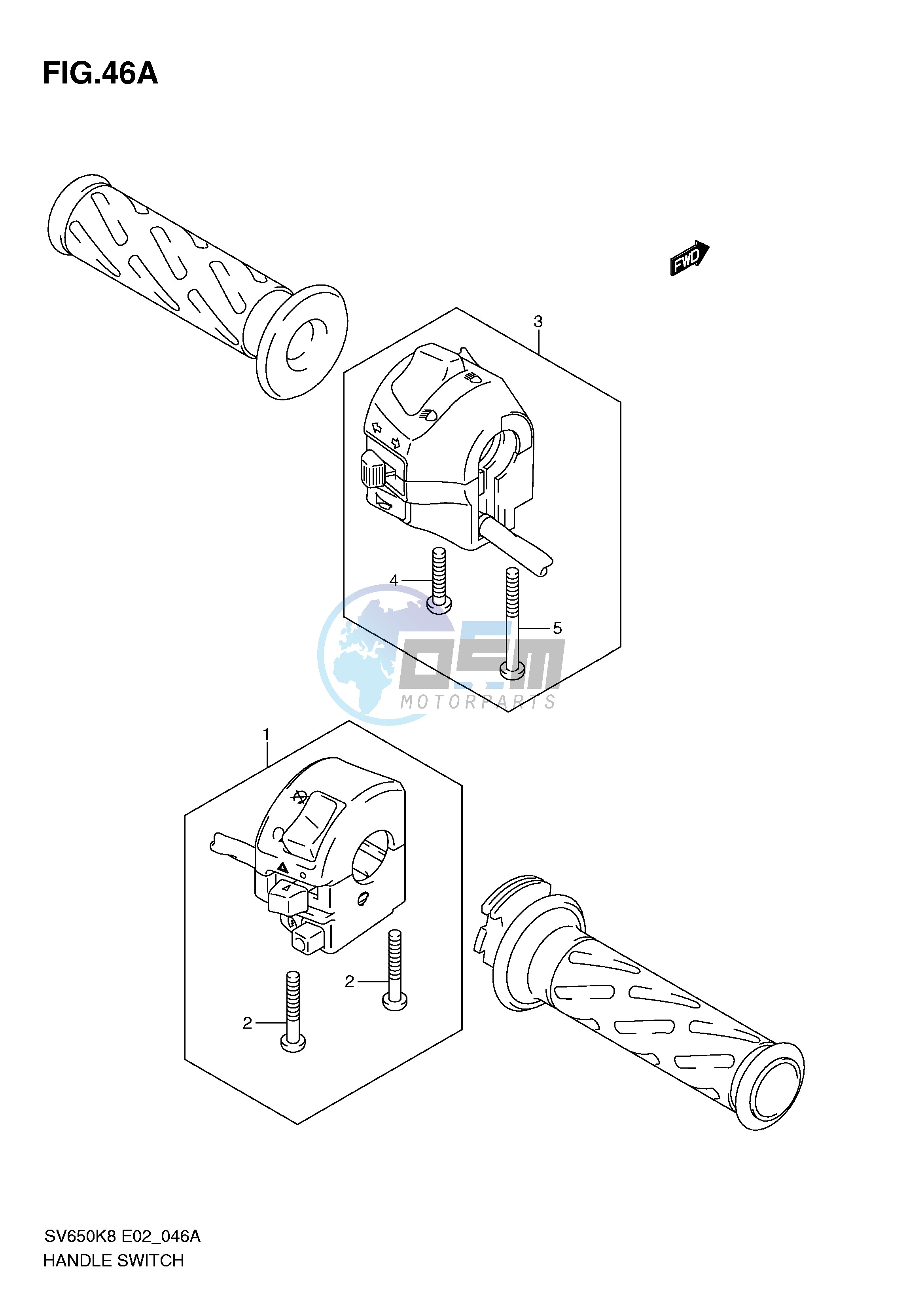 HANDLE SWITCH (SV650SL0 SAL0 SUL0 ASUL0)