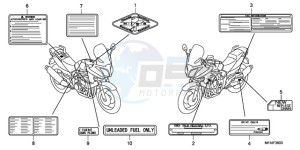 CBF10009 F / CMF drawing CAUTION LABEL