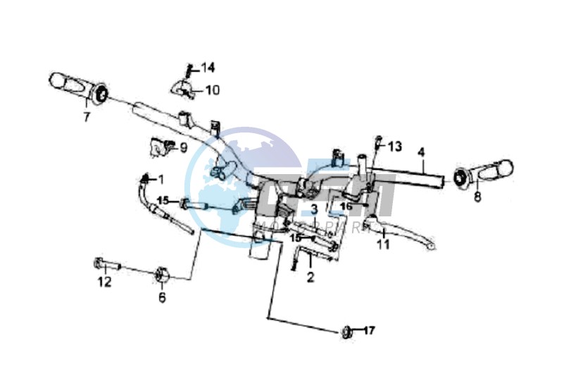 HANDLEBAR / BRAKE LEVERS /CABLES