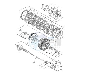 XTZ SUPER TENERE 1200 drawing CLUTCH