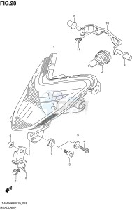 LT-R450 (E19) drawing HEADLAMP