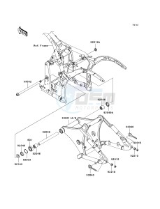 VN 900 C [VULCAN 900 CUSTOM] (7F-9FA) C9F drawing SWINGARM