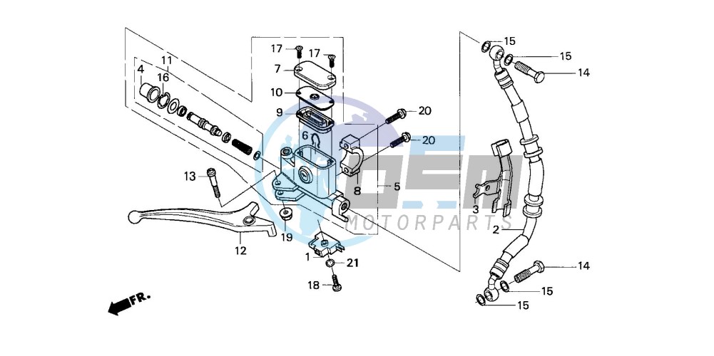 FRONT BRAKE MASTER CYLINDER