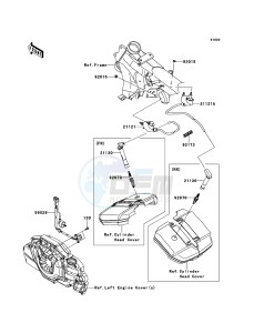 VN1700_VOYAGER_CUSTOM_ABS VN1700KBF GB XX (EU ME A(FRICA) drawing Ignition System