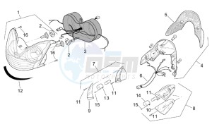 Leonardo 250-300 (eng. Minarelli) drawing Lights