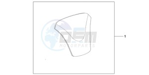 VFR8009 Ireland - (EK / MME) drawing TANK PAD