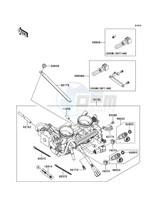 VERSYS_ABS KLE650DCF XX (EU ME A(FRICA) drawing Throttle