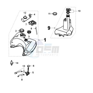 VIVA 2 SPA drawing TANK AND FUEL PUMP