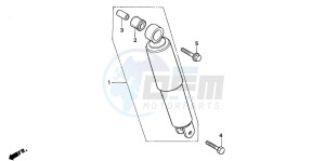 PK50SM drawing REAR CUSHION