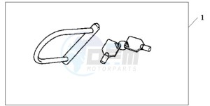 XL1000V9 E / MKH drawing U-LOCK (TYPE M)