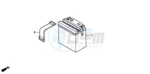 NSR50R drawing BATTERY