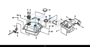 FIDDLE III 50 (XA05W5-EU) (L8-M0) drawing FUEL TANK