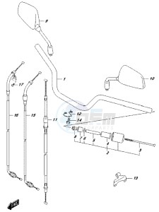 DL650 drawing HANDLEBAR