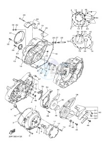 XVS950A (26P6) drawing CRANKCASE COVER 1