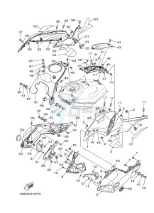 MT07A MT-07 ABS 700 (1XBE) drawing FUEL TANK 2