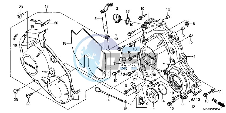 RIGHT CRANKCASE COVER