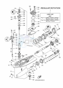 F250UA drawing PROPELLER-HOUSING-AND-TRANSMISSION-1