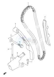 DR800S (E4) drawing CAM CHAIN