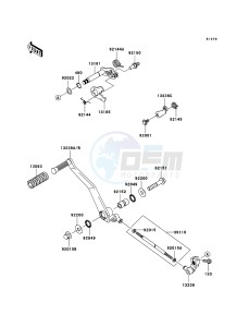 VN900_CUSTOM VN900C7F GB XX (EU ME A(FRICA) drawing Gear Change Mechanism