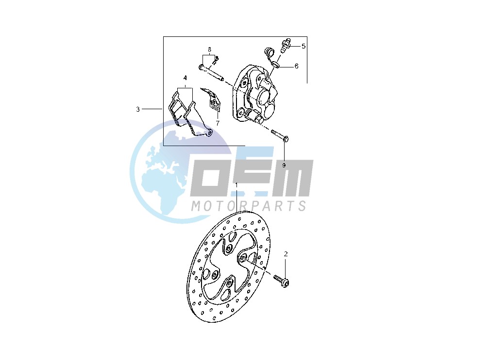 FRONT BRAKE CALIPER