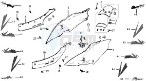 JET EURO X 50 E2 drawing COWLING