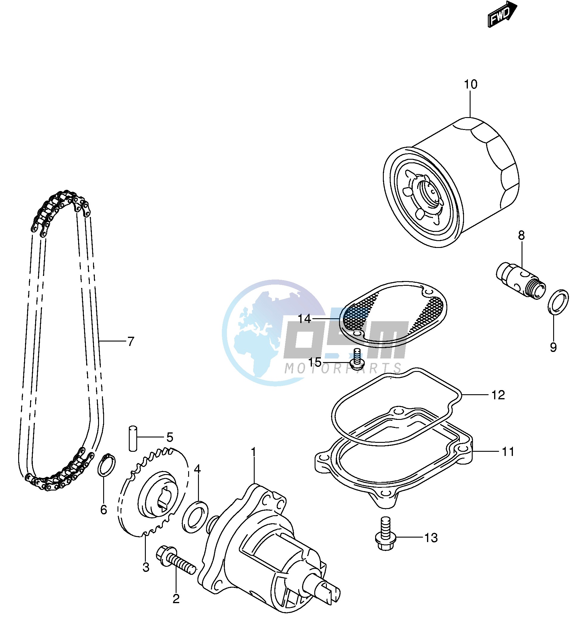 OIL PUMP (MODEL K5)