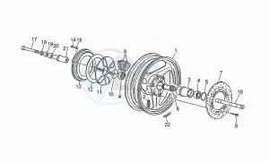 V 10 1000 Centauro Centauro drawing Rear wheel