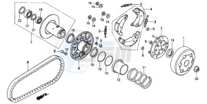 SA75 drawing DRIVEN FACE