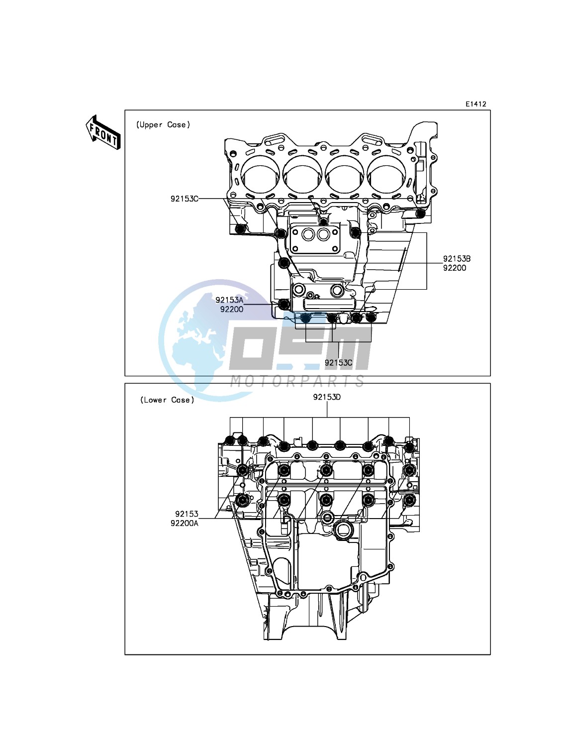 Crankcase Bolt Pattern