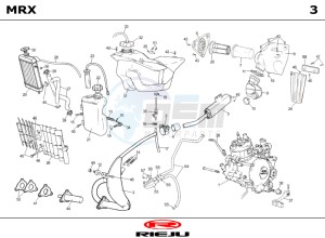 MRX-50-BLUE drawing HOSE CONNEXIONS TANKS