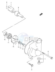 LT-F500F (E3-E28) drawing WATER PUMP