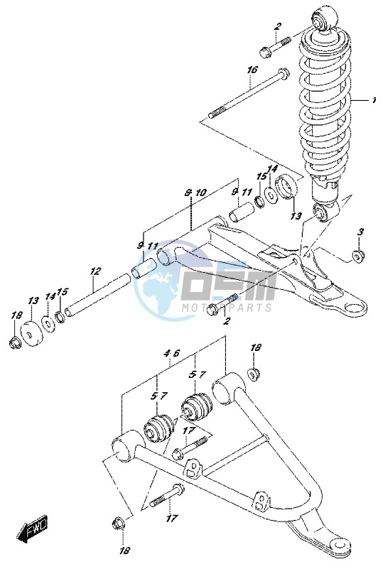 FRONT SUSPENSION ARM