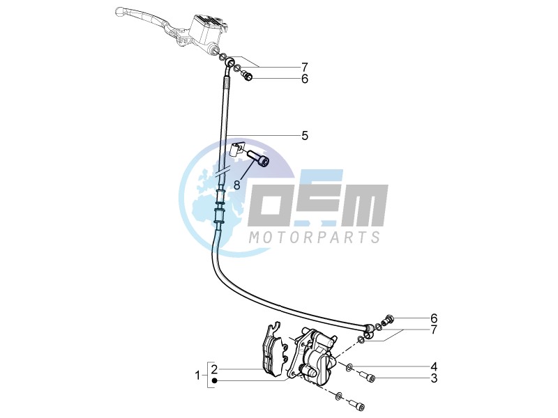 Brakes hose  - Calipers