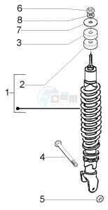 Fly 50 2t drawing Rear Damper